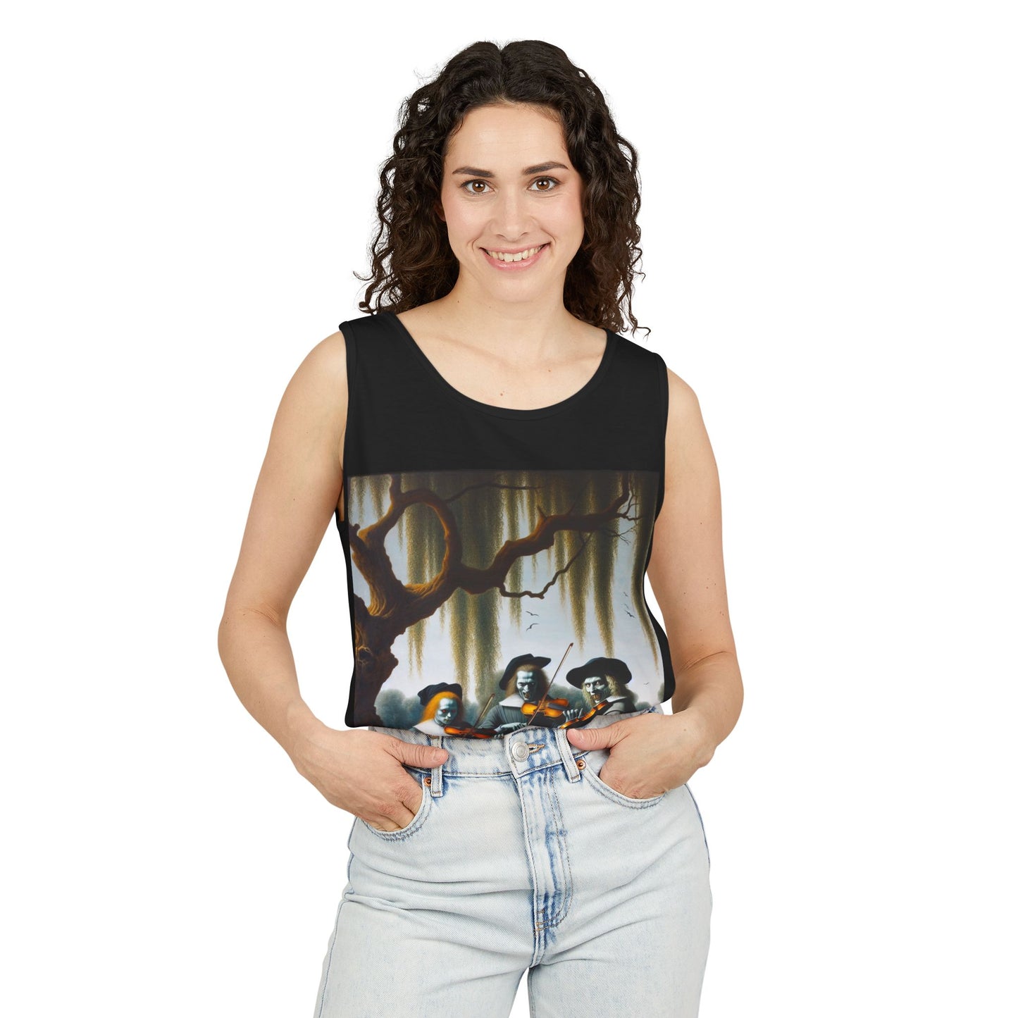 Vermeer's Vampire Violinists Unisex Tank Top