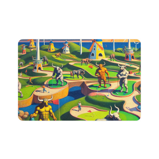Mini-taur Golf Pet Food Mat