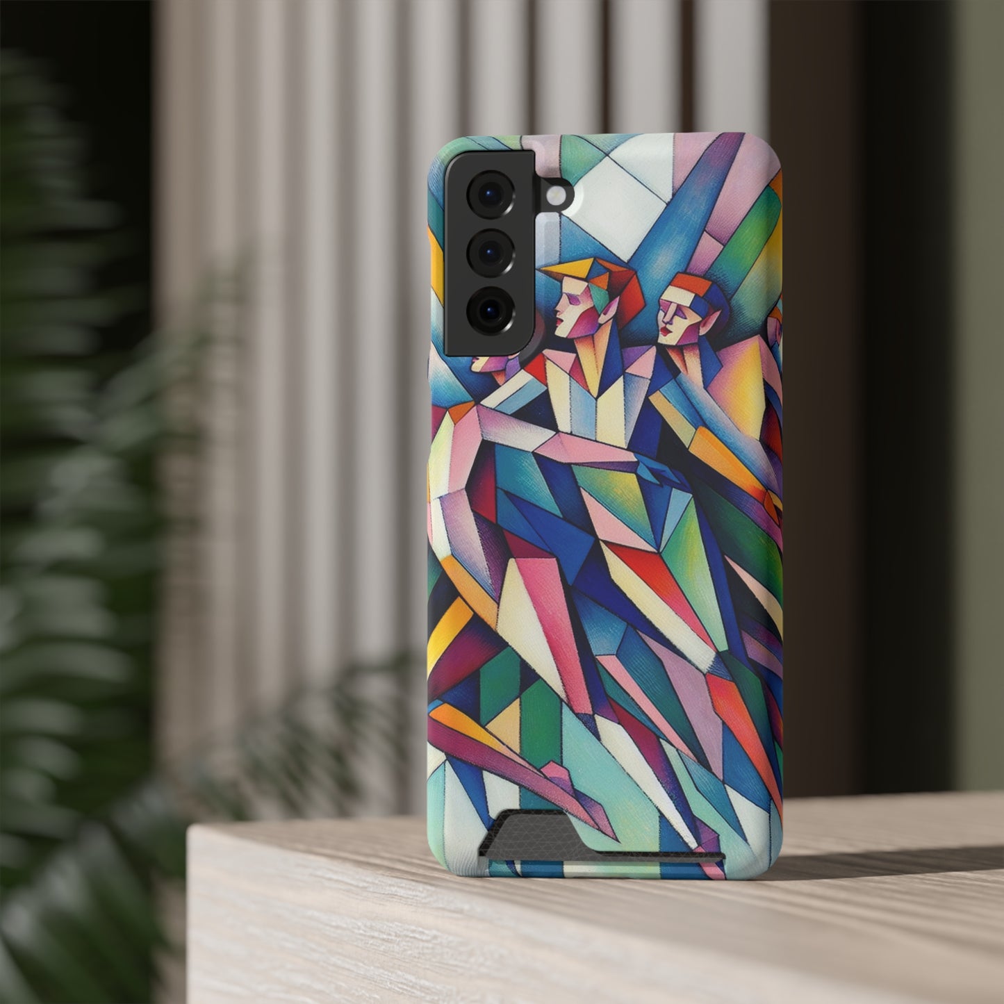 Picasso's Pixies Phone Case with Card Holder - GALAXY