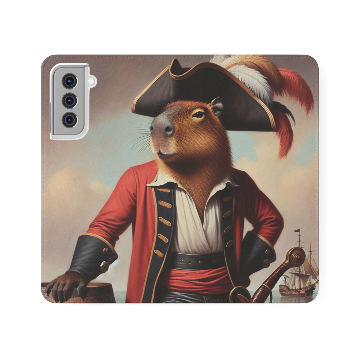 Captain Capybara Flip Case - iPhone/Galaxy