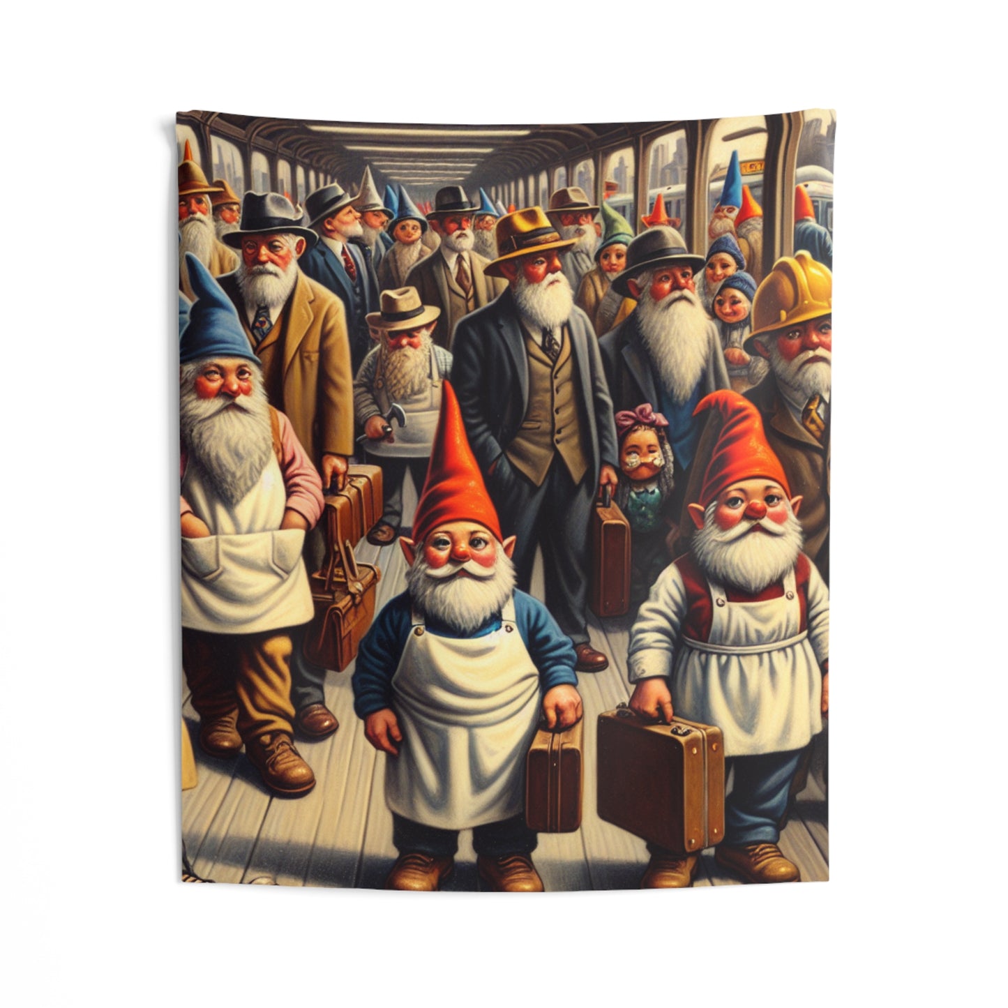 The Gnome-mute Home Wall Tapestry