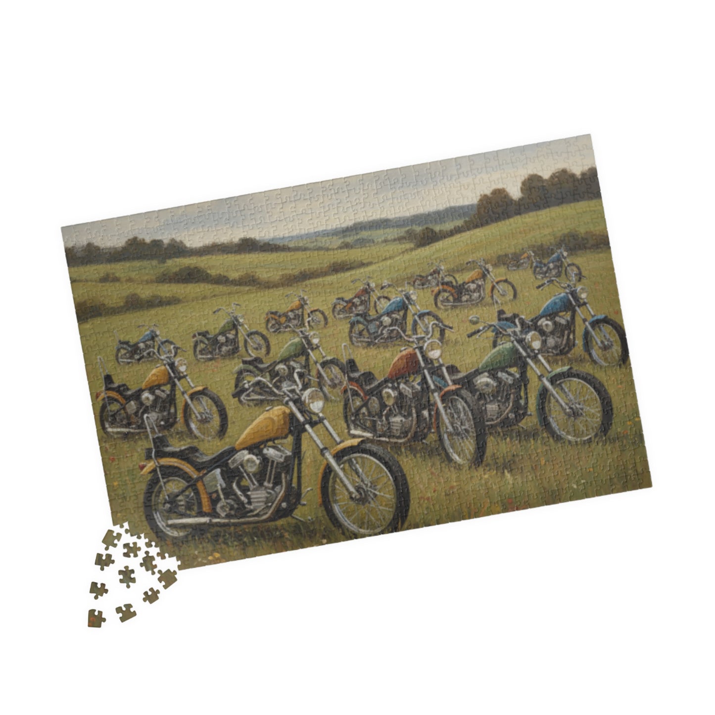 Wild Motorcycles Puzzle (110, 252, 520, 1014-piece)