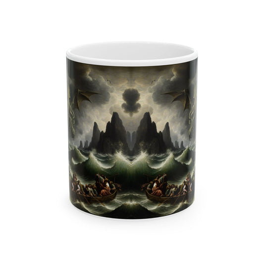 Cthulhu in the Storm Ceramic Mug