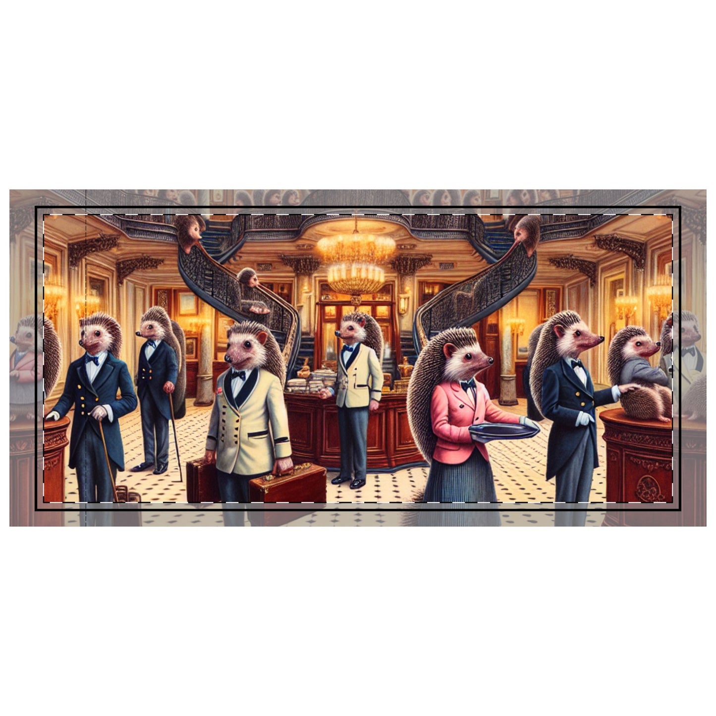 Hedgehog Hotel Microfiber Pillowcase