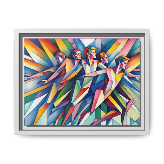 Picasso's Pixies Canvas, Framed (Multi-color)