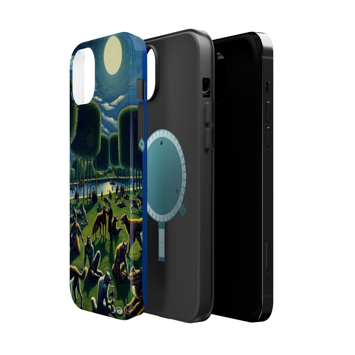 Werewolves at the Waterfront Magnetic iPhone Case