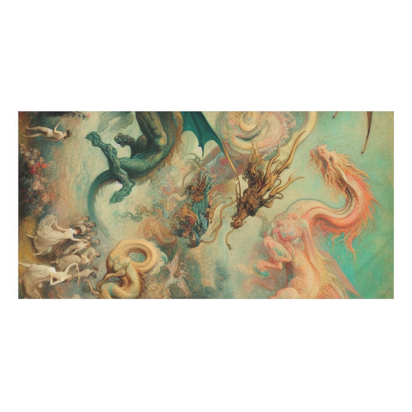 Degas Dreams of Dragons Towel