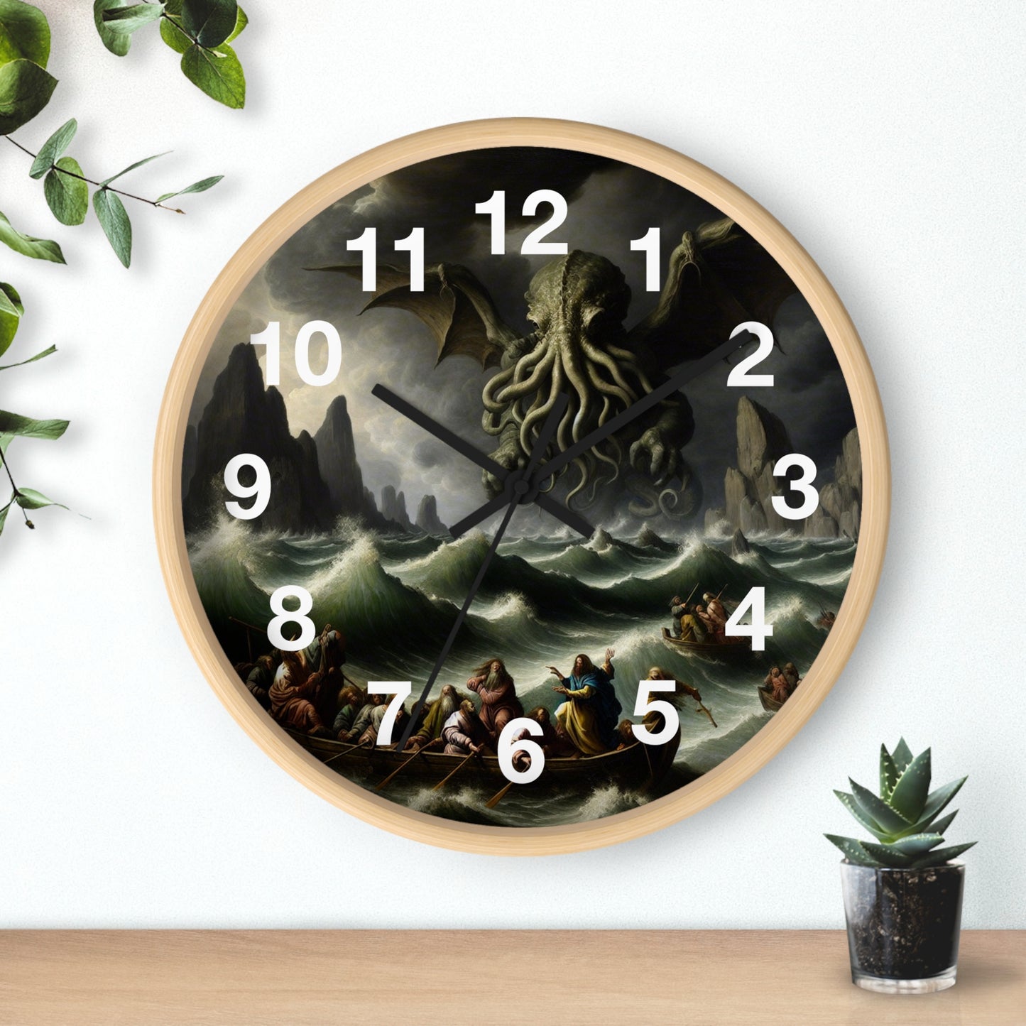Cthulhu in the Storm Wall Clock