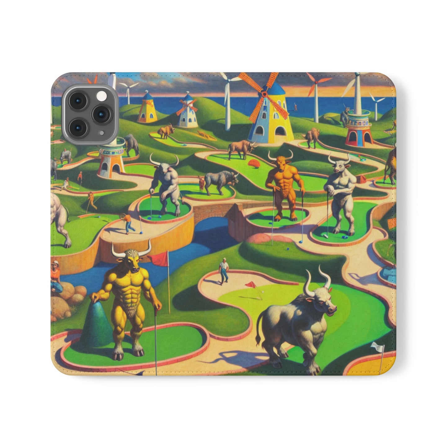 Mini-taur Golf Flip Case - iPhone/Galaxy