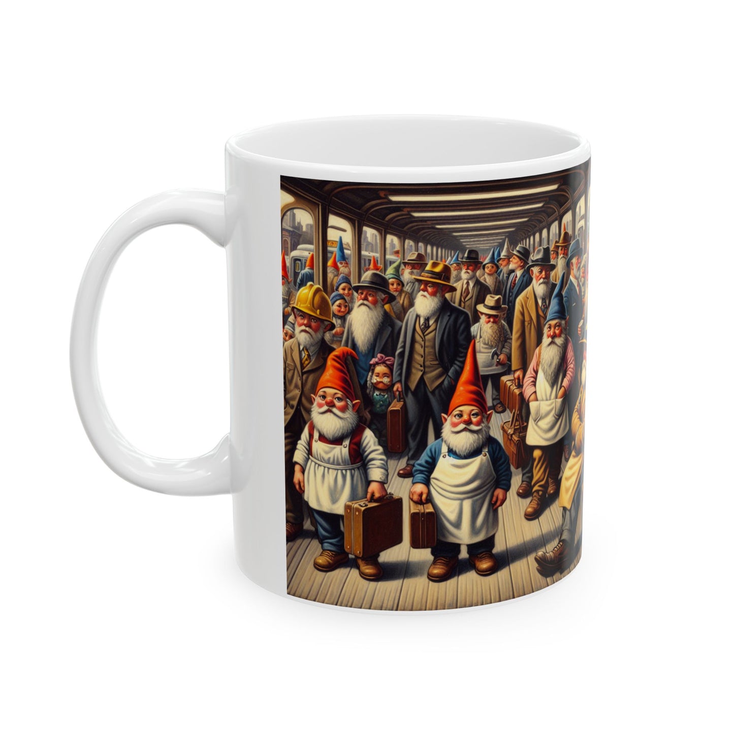 The Gnome-mute Home Ceramic Mug