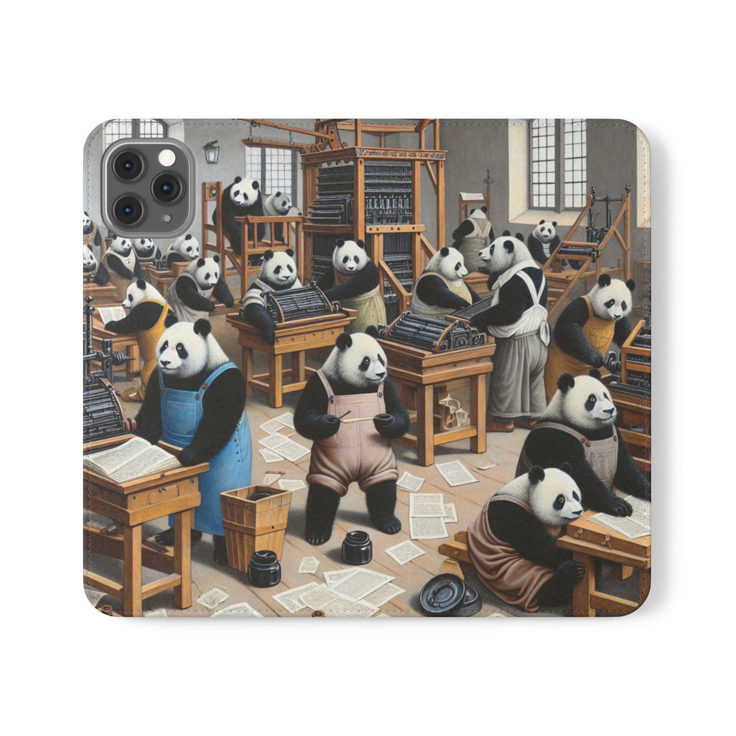 Printing Pandamonium Flip Case - iPhone/Galaxy