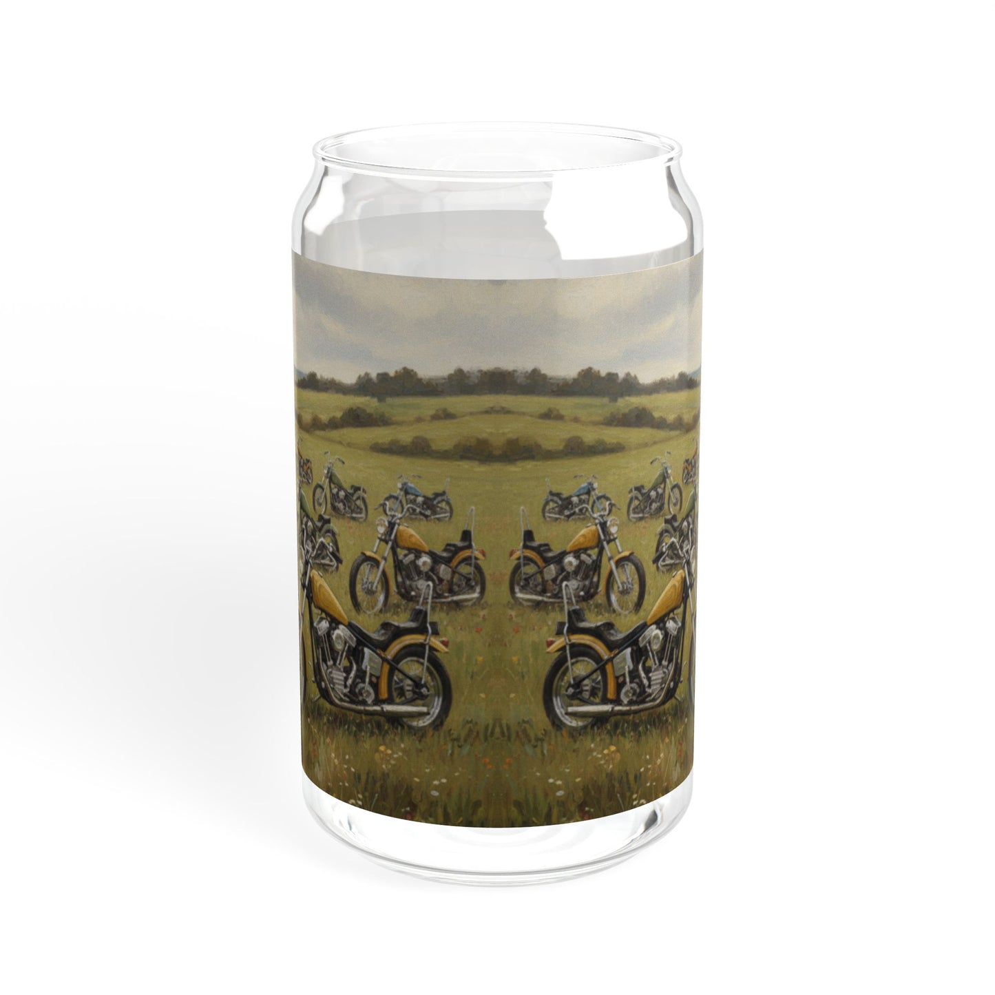 Wild Motorcycles Sipper Glass