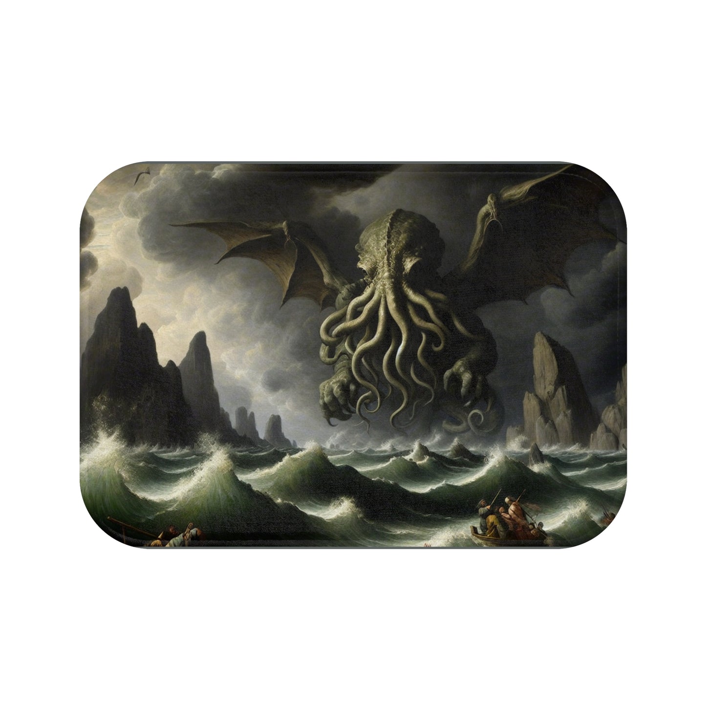 Cthulhu in the Storm Bath Mat