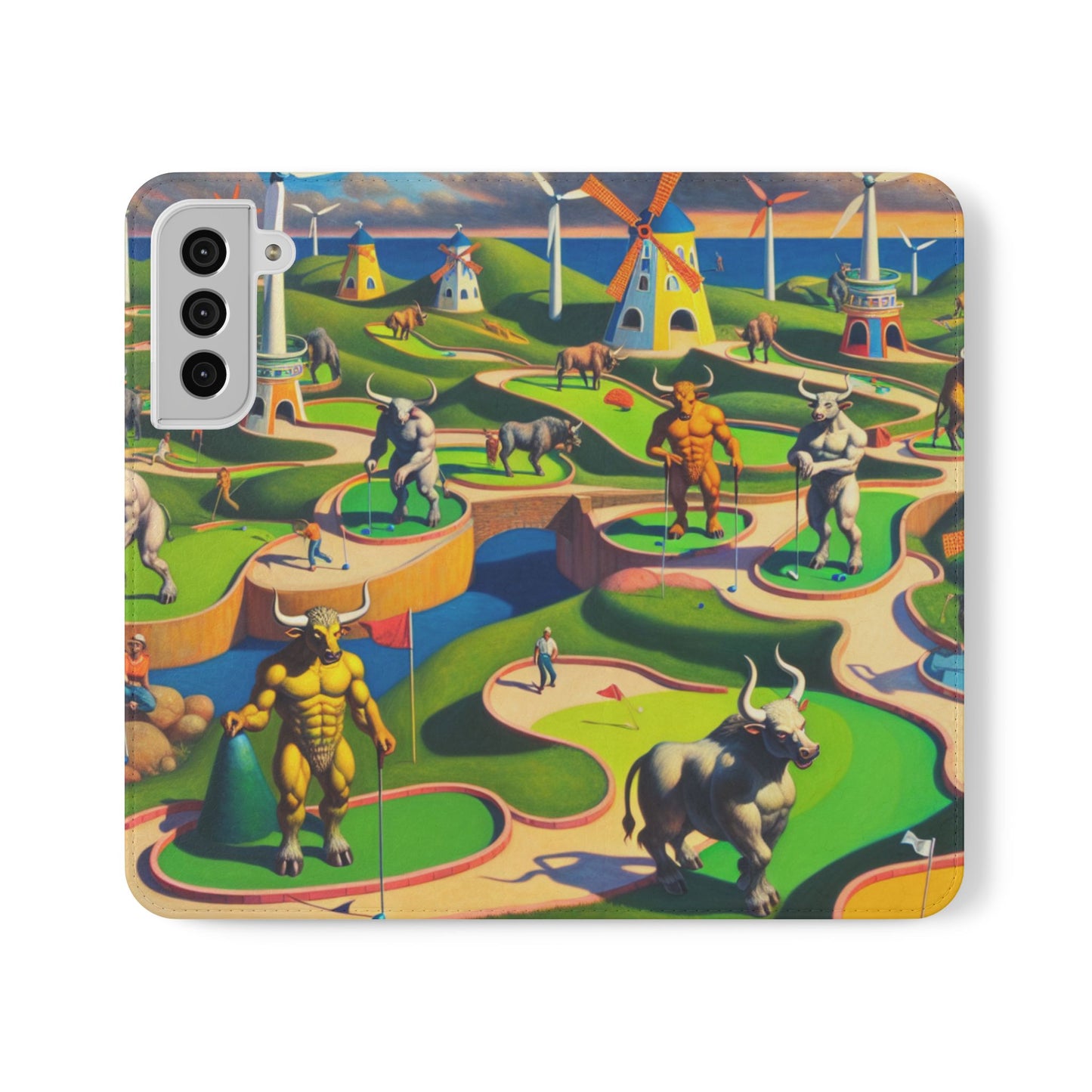 Mini-taur Golf Flip Case - iPhone/Galaxy