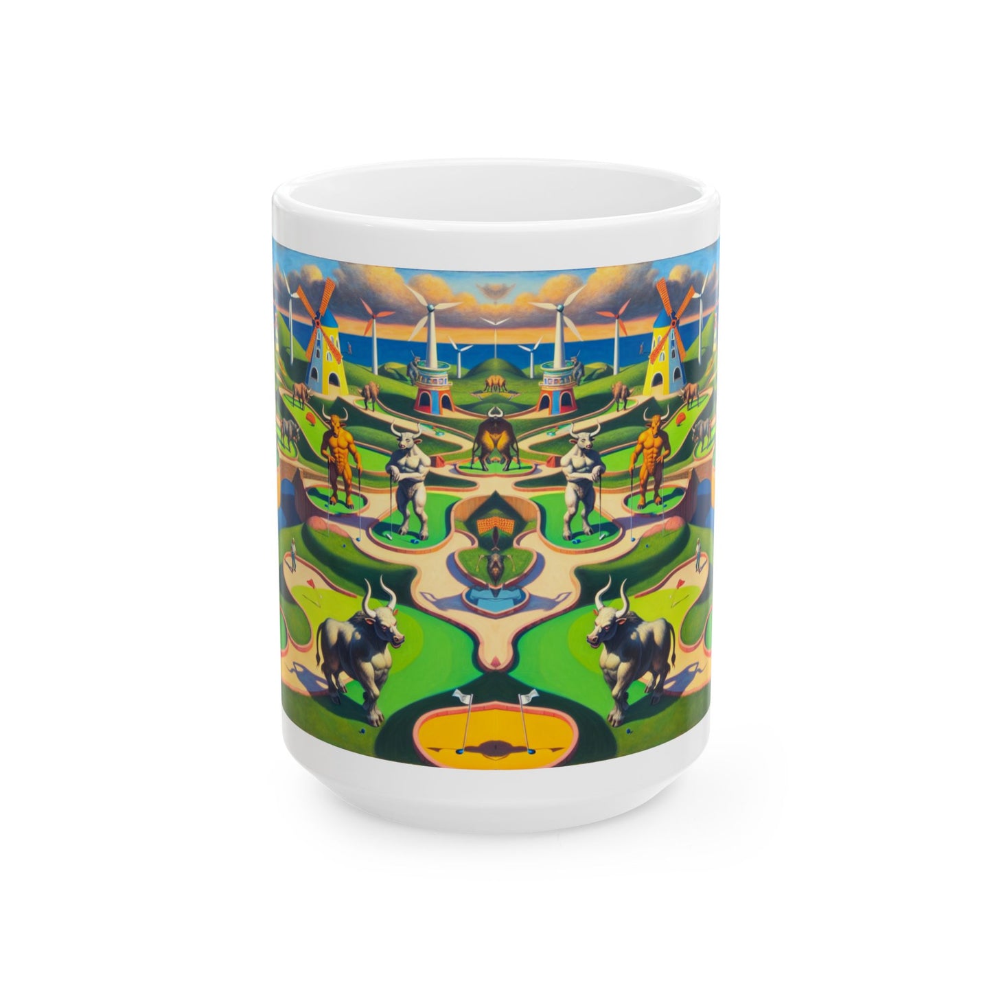 Mini-taur Golf Ceramic Mug