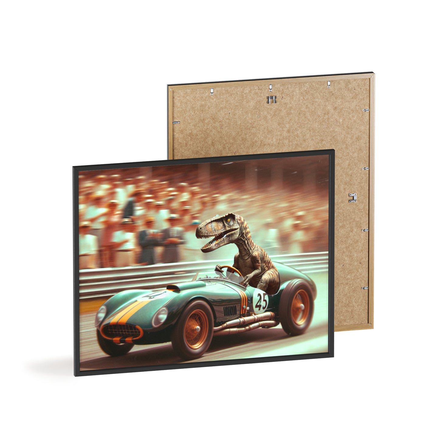 Framed Velocity Raptor Poster