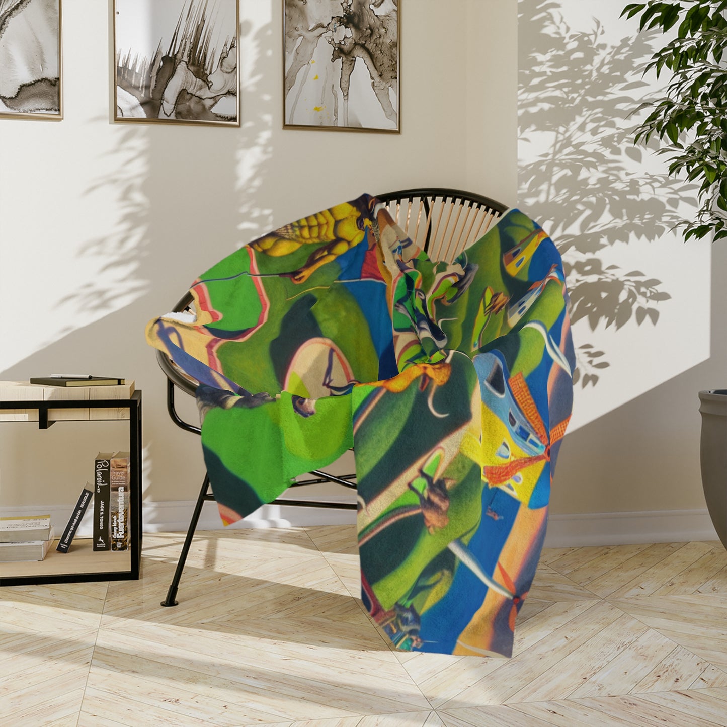 Mini-taur Golf Velveteen Microfiber Blanket