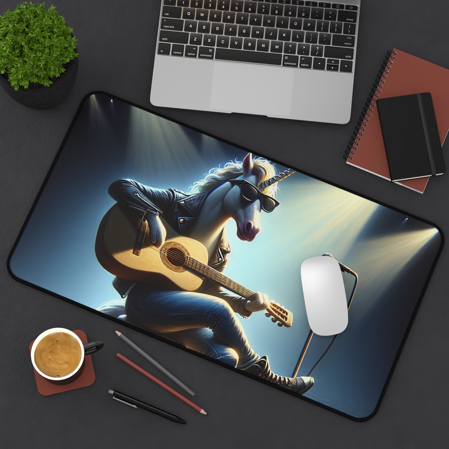 Unicorn Unplugged Desk Mat