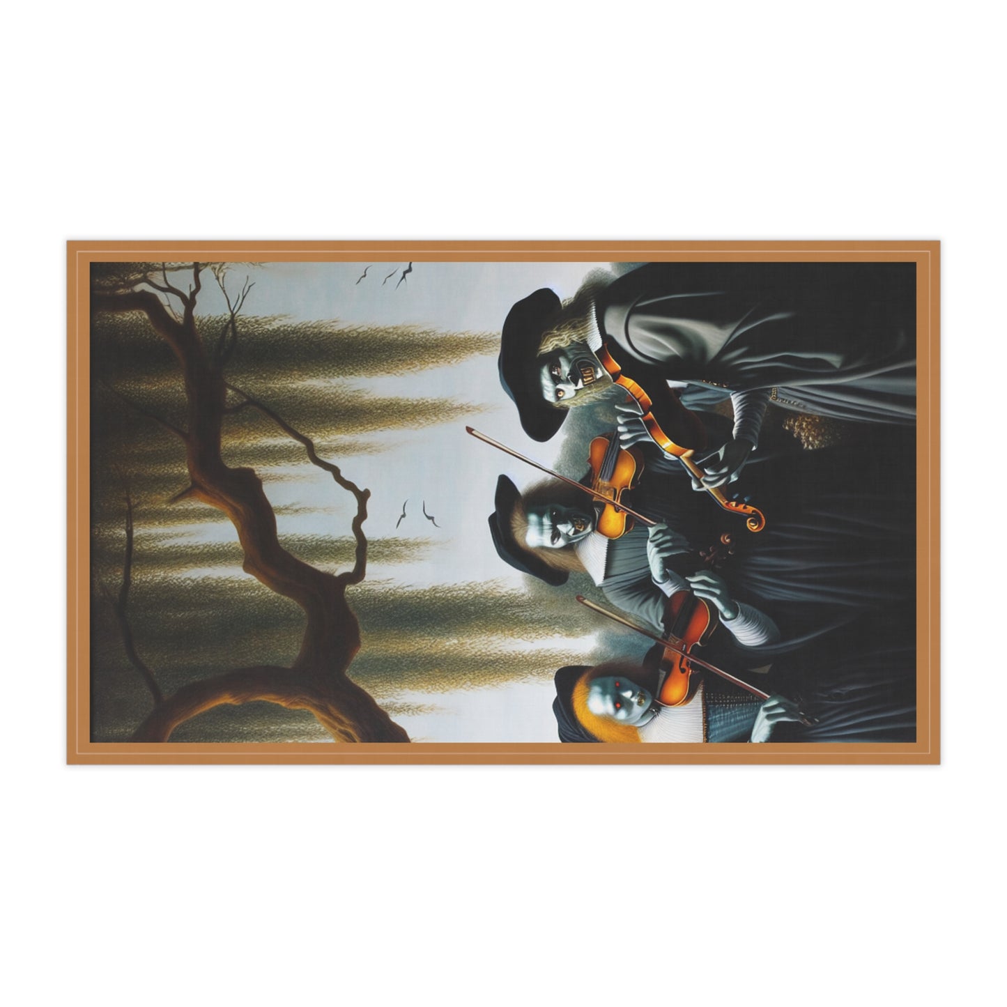 Vermeer's Vampire Violinists Tea Towels