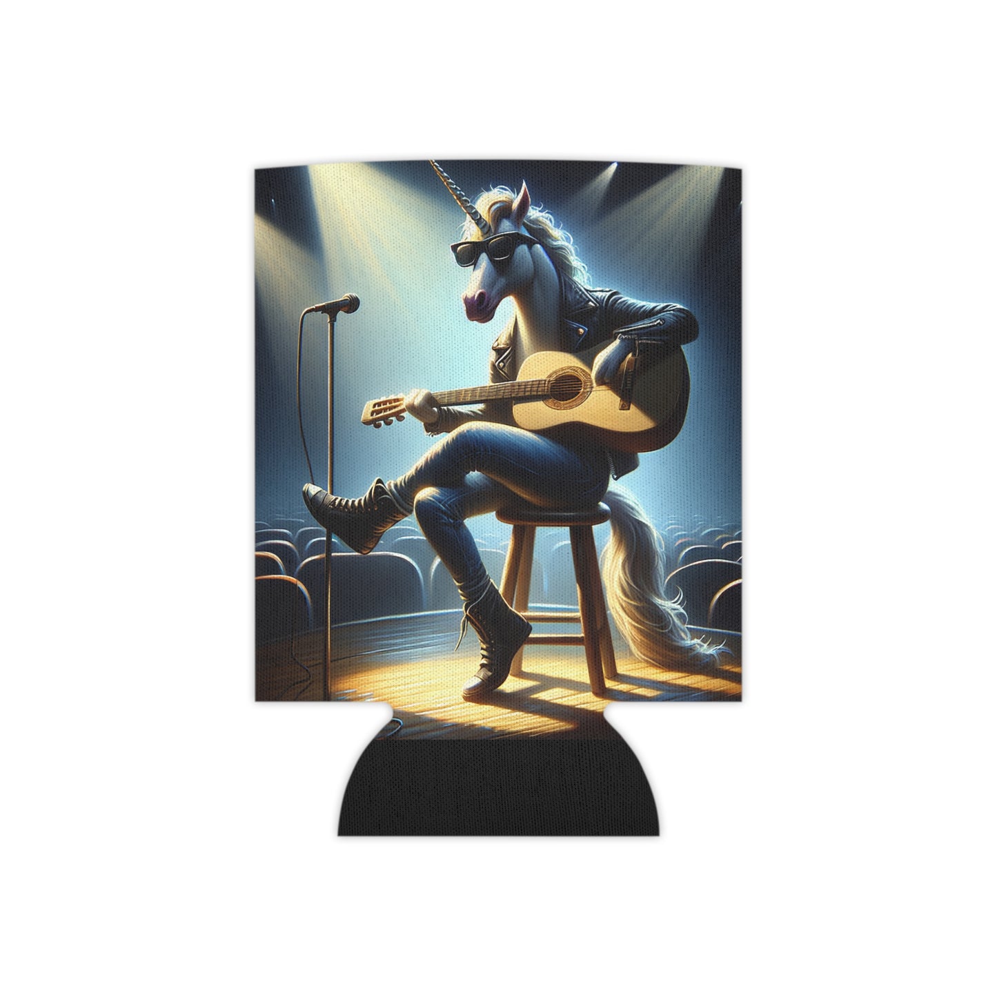 Unicorn Unplugged Can Cooler