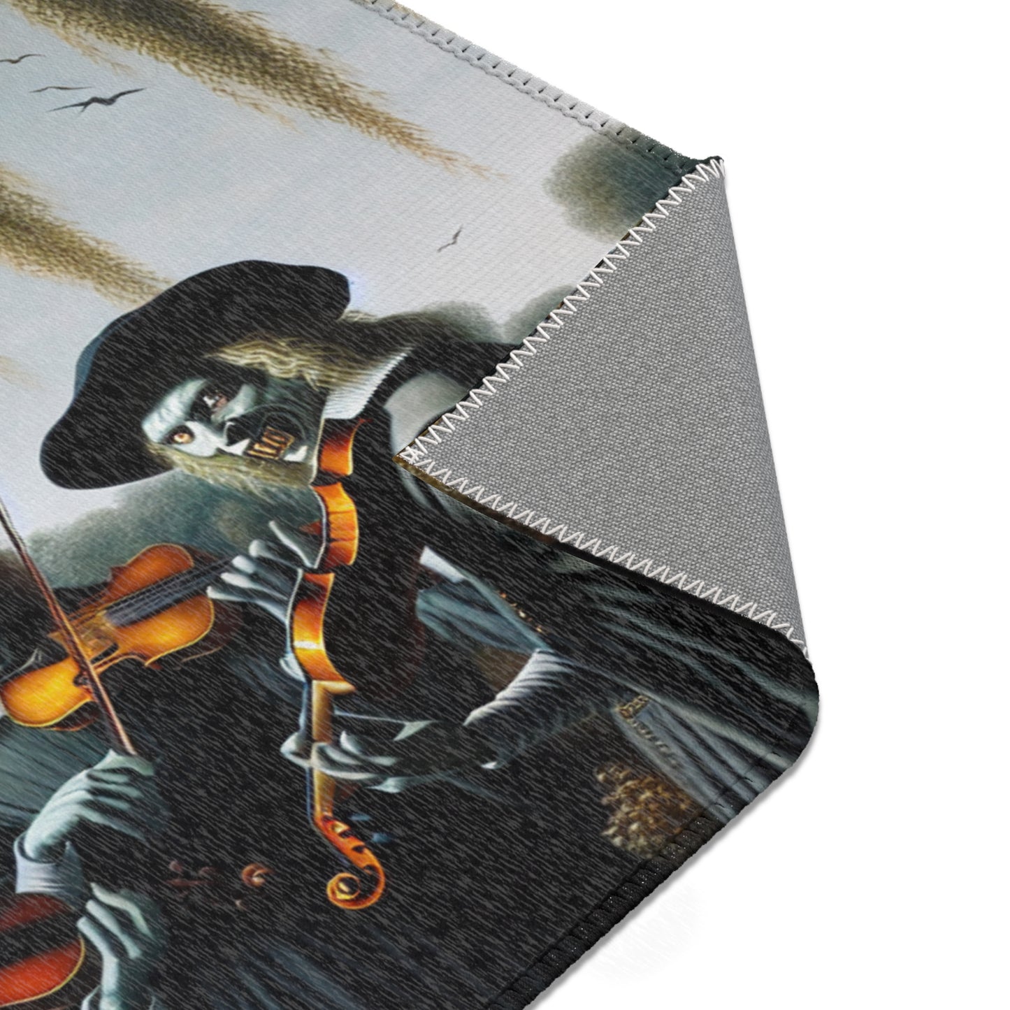 Vermeer's Vampire Violinists Area Rug - HORIZONTAL