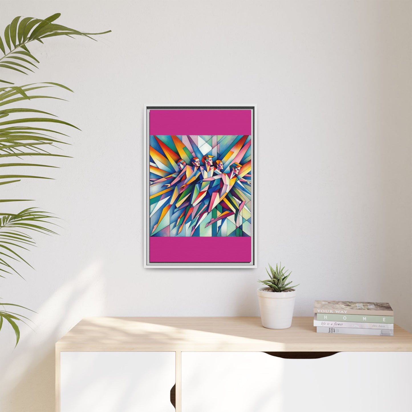 Picasso's Pixies Canvas, Framed (Multi-color)