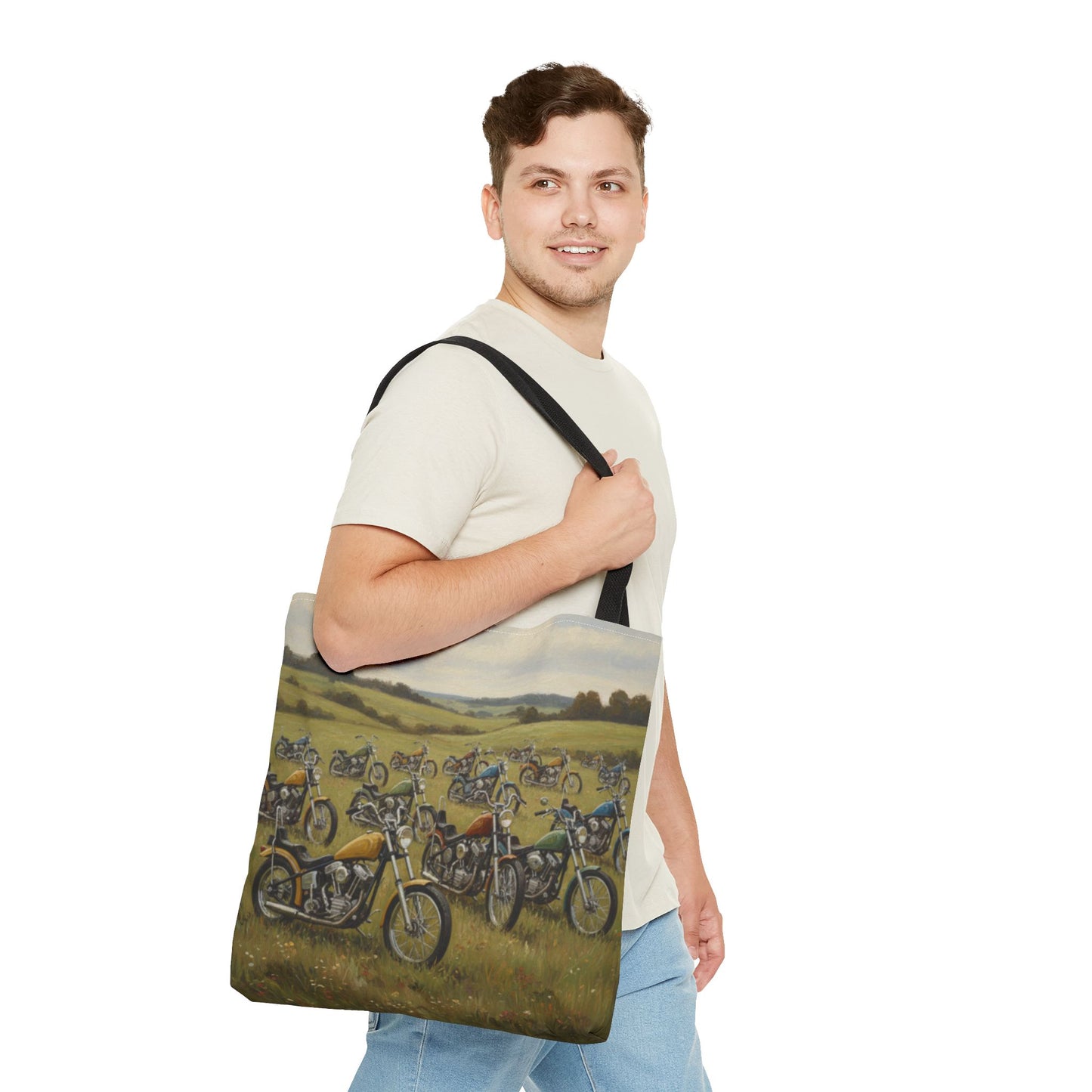 Wild Motorcycles Tote Bag