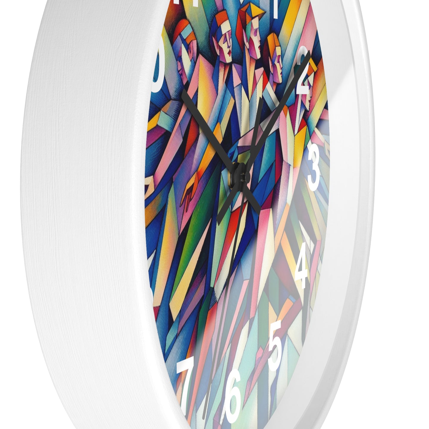 Picasso's Pixies Wall Clock