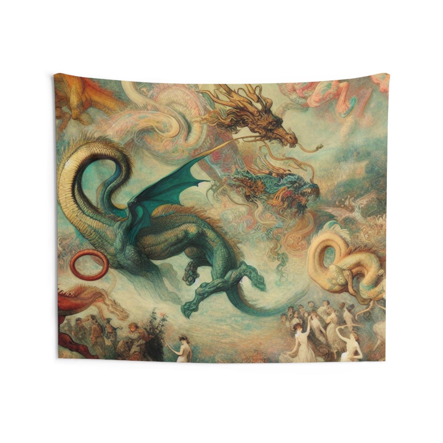 Degas Dreams of Dragons Wall Tapestry