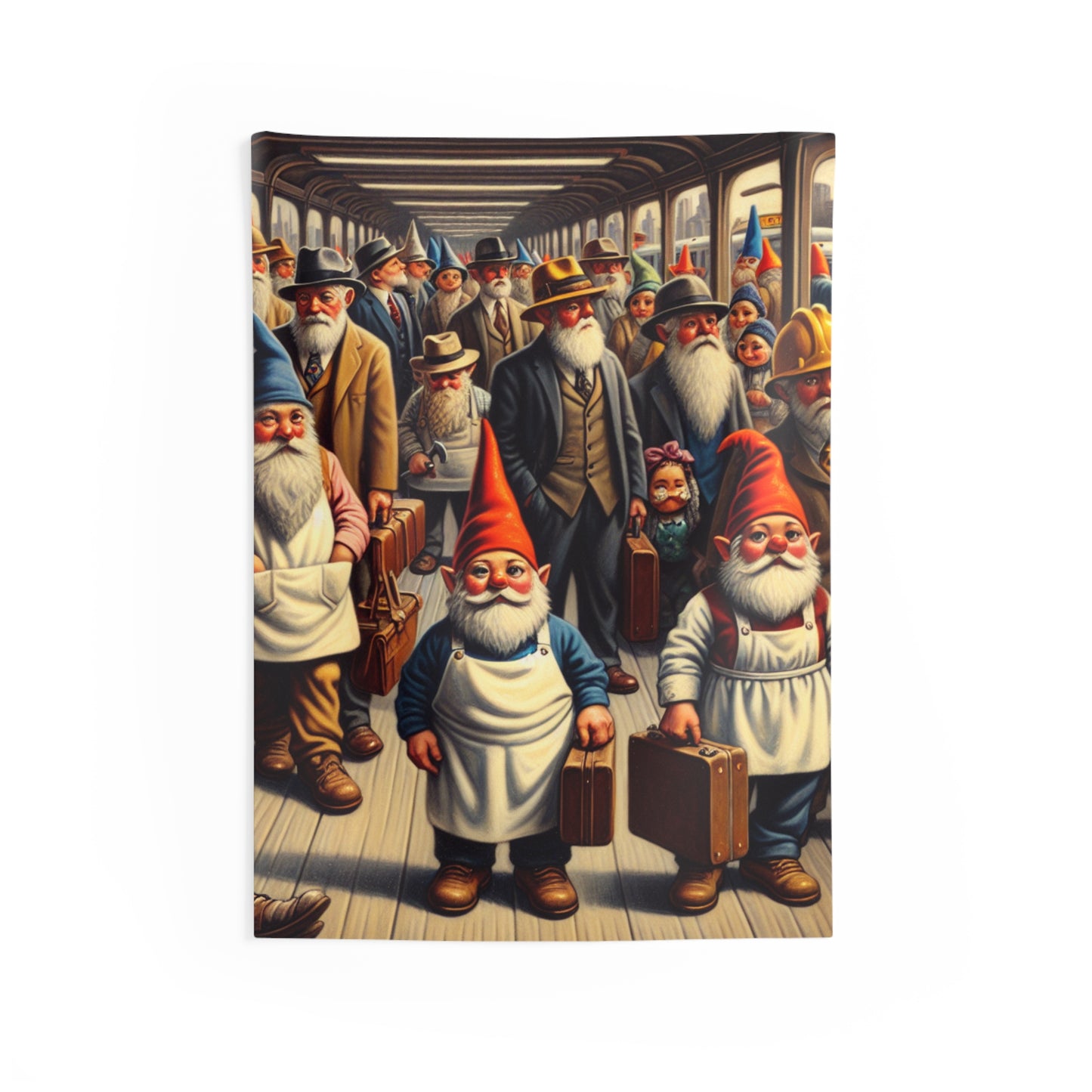 The Gnome-mute Home Wall Tapestry