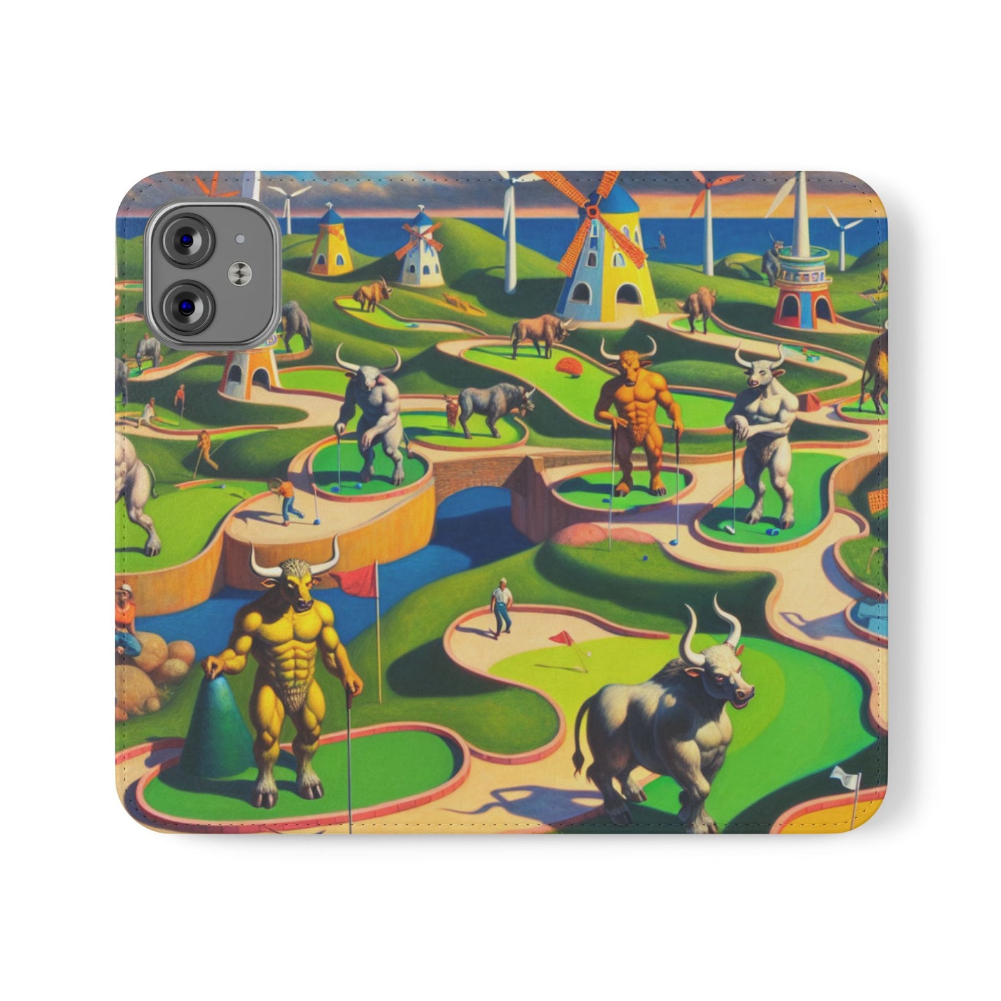 Mini-taur Golf Flip Case - iPhone/Galaxy