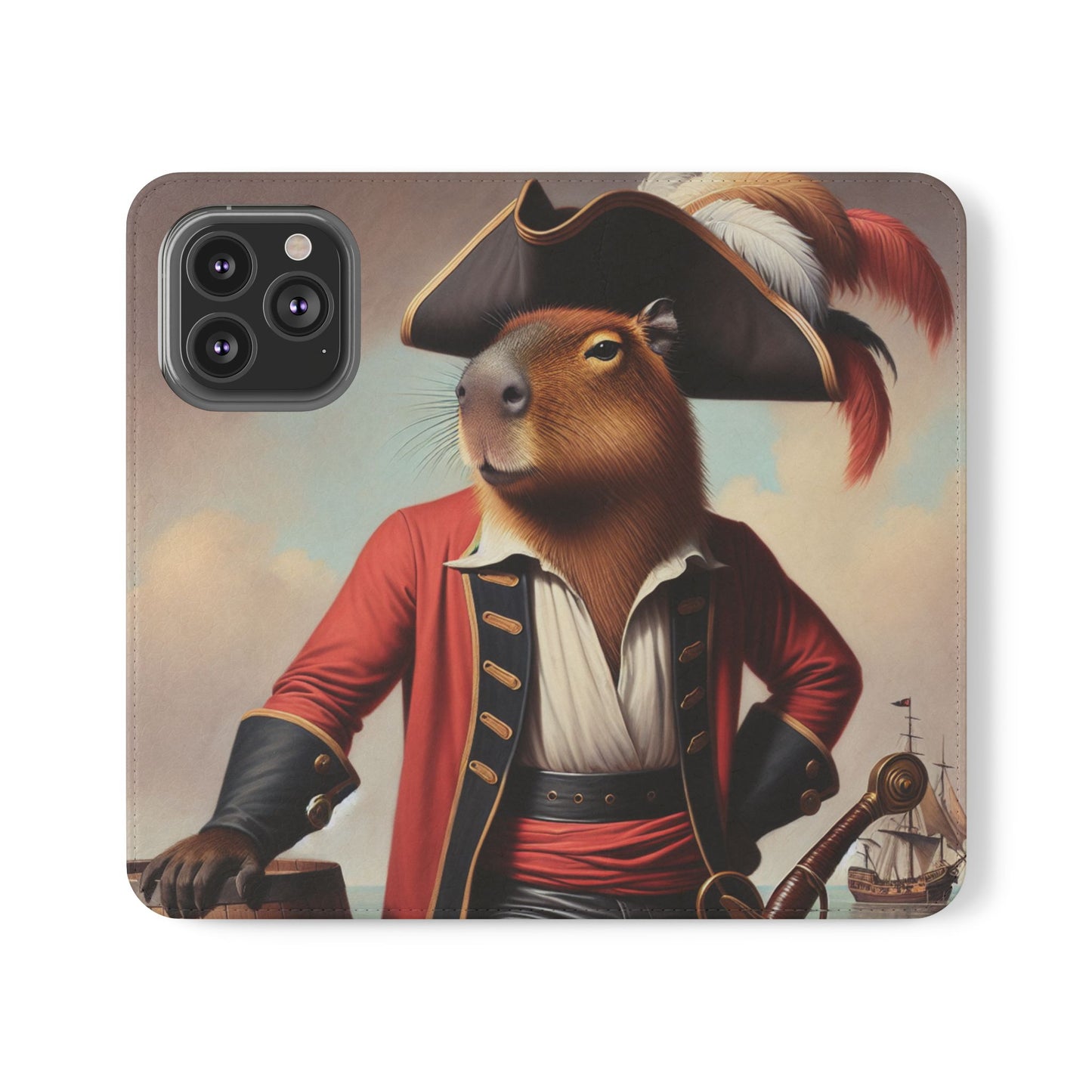 Captain Capybara Flip Case - iPhone/Galaxy