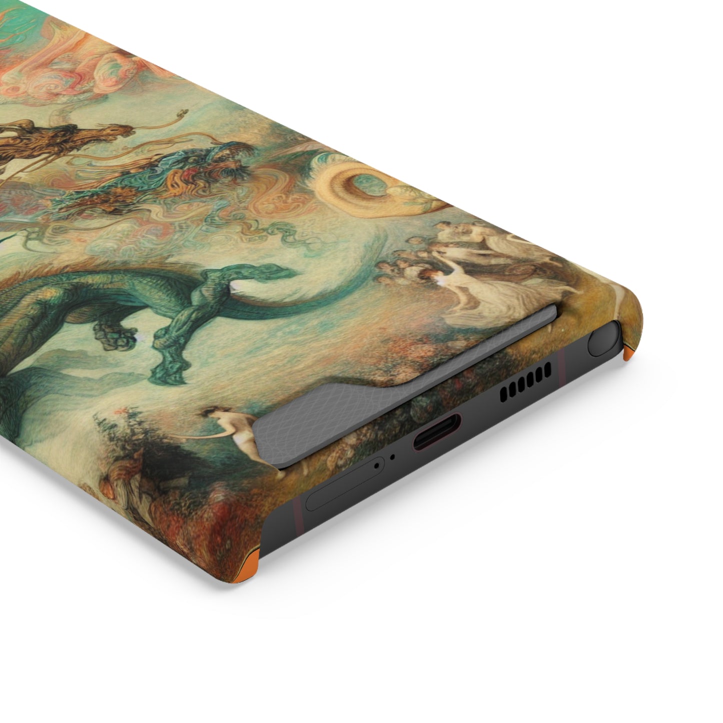 Degas Dreams of Dragons Phone Case with Card Holder - GALAXY