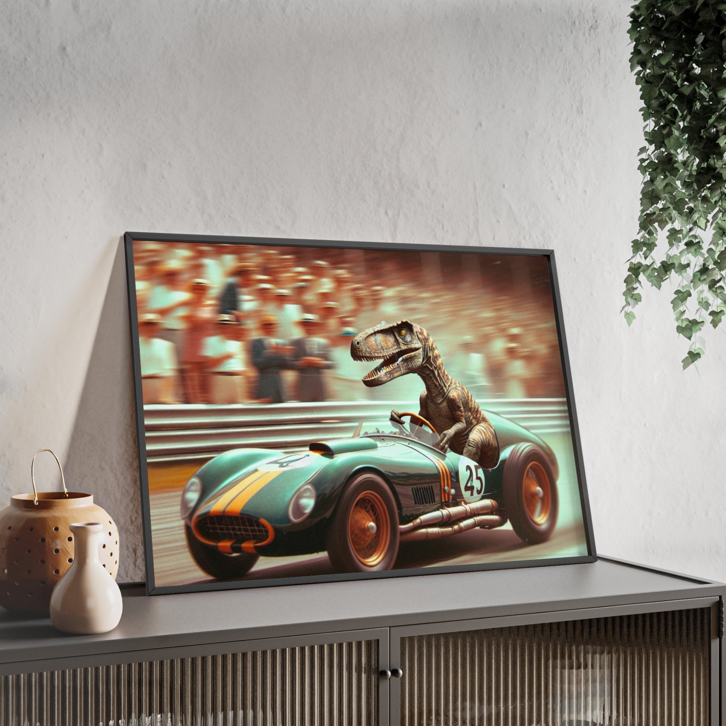 Framed Velocity Raptor Poster