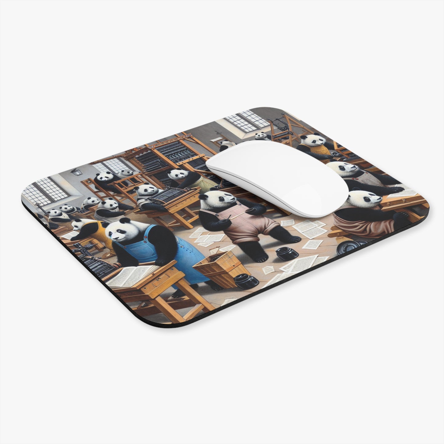 Printing Pandamonium Mouse Pad