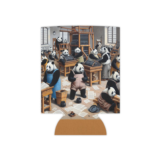 Printing Pandamonium Can Cooler