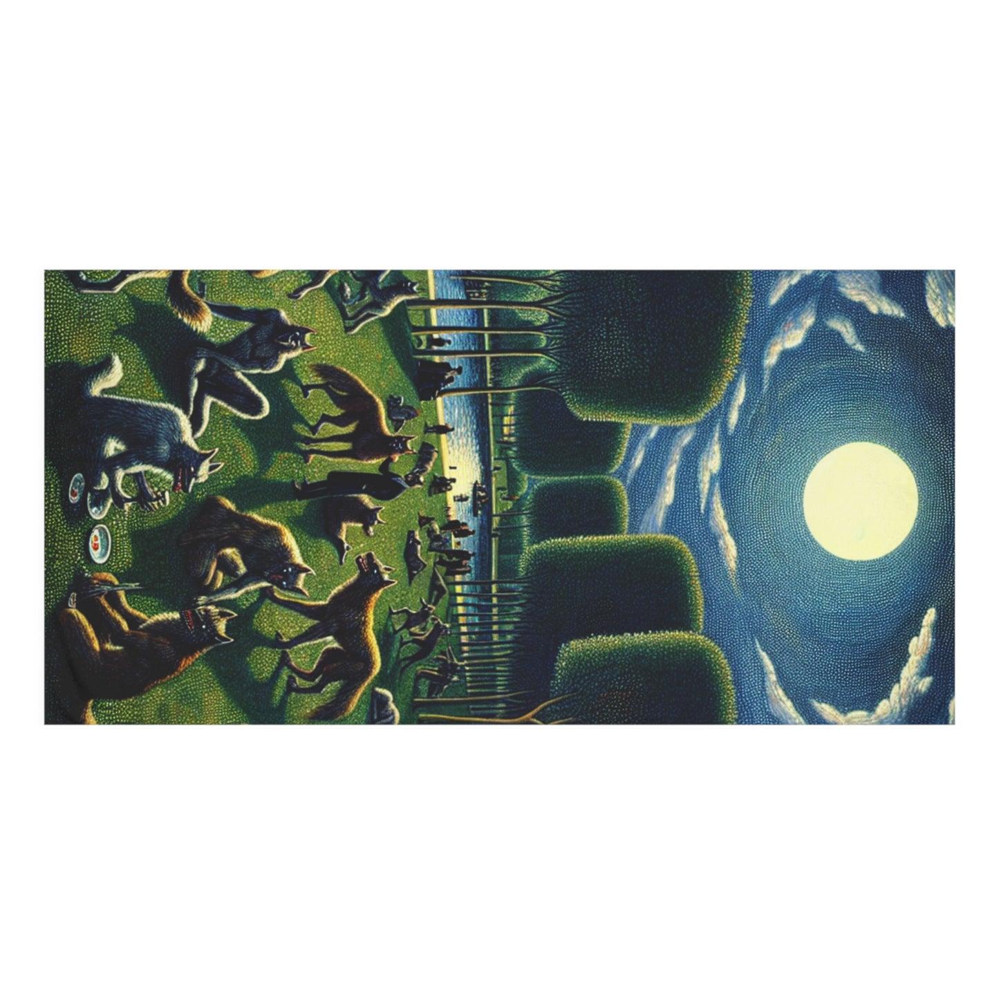 Werewolves at the Waterfront Towel