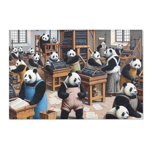 Printing Pandamonium Area Rug - HORIZONTAL