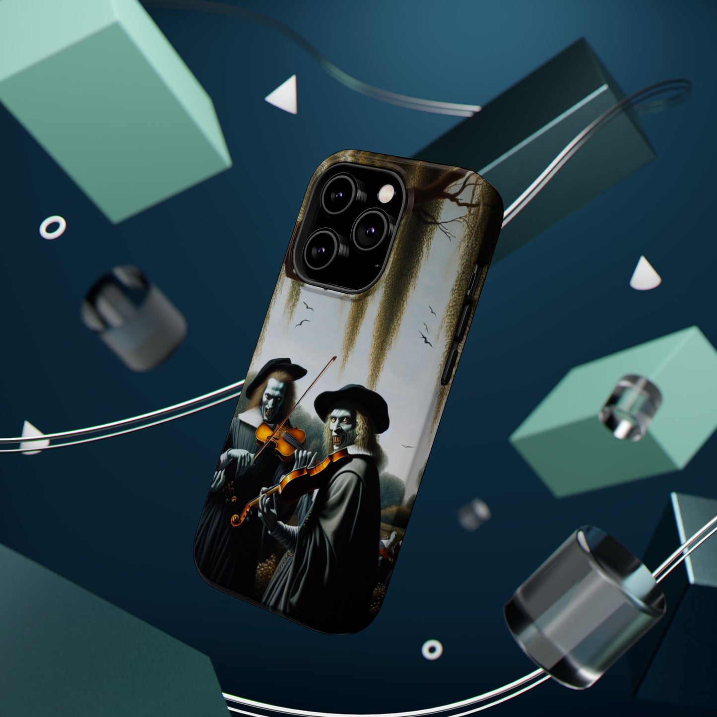 Vermeer's Vampire Violinists Magnetic iPhone Case