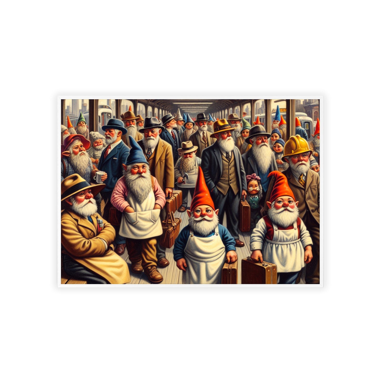 Framed The Gnome-mute Home Poster