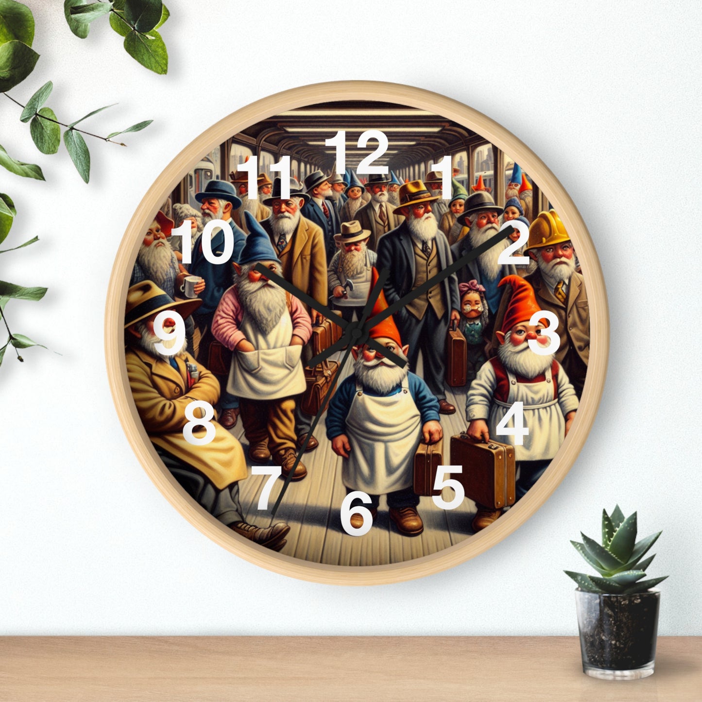 The Gnome-mute Home Wall Clock