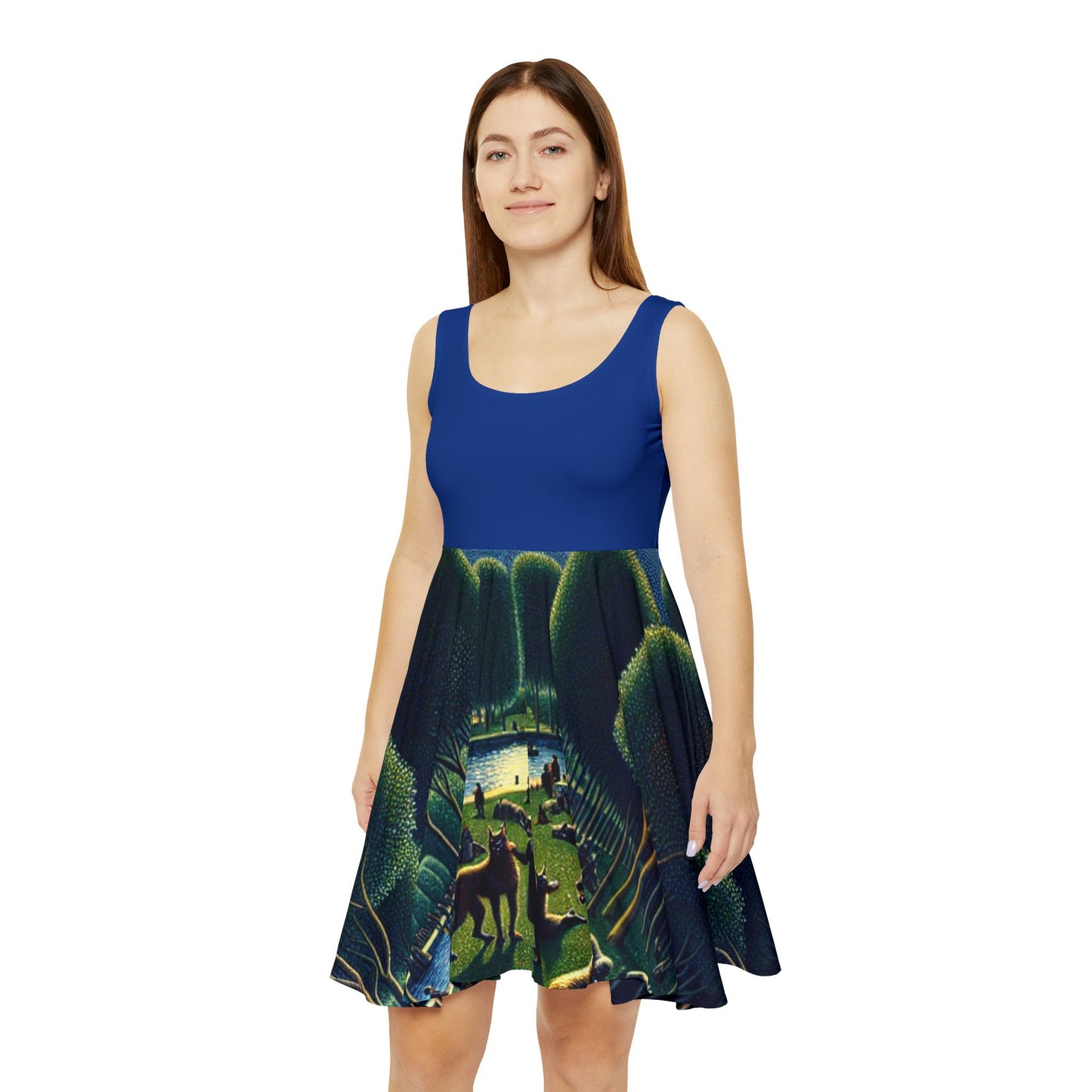 Werewolves at the Waterfront Skater Dress