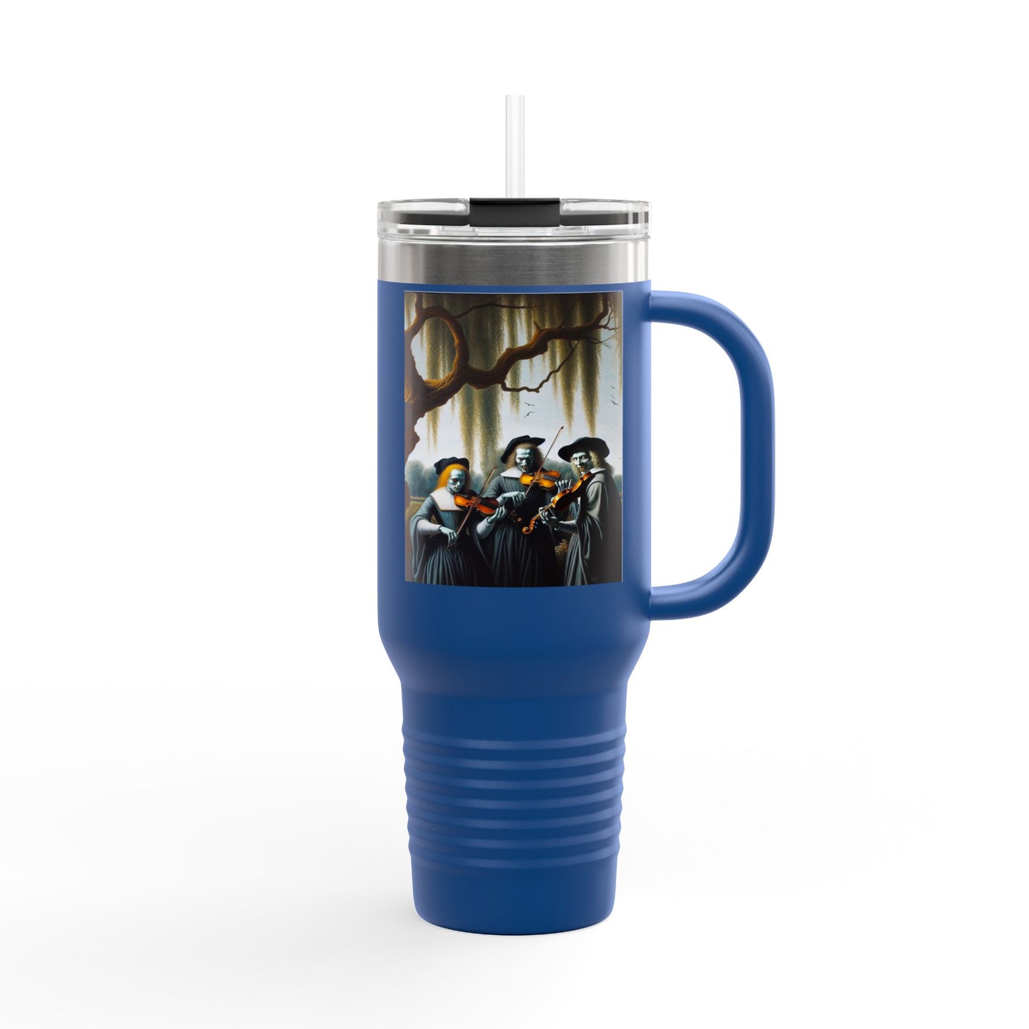 Vermeer's Vampire Violinists Insulated Travel Mug, 40oz