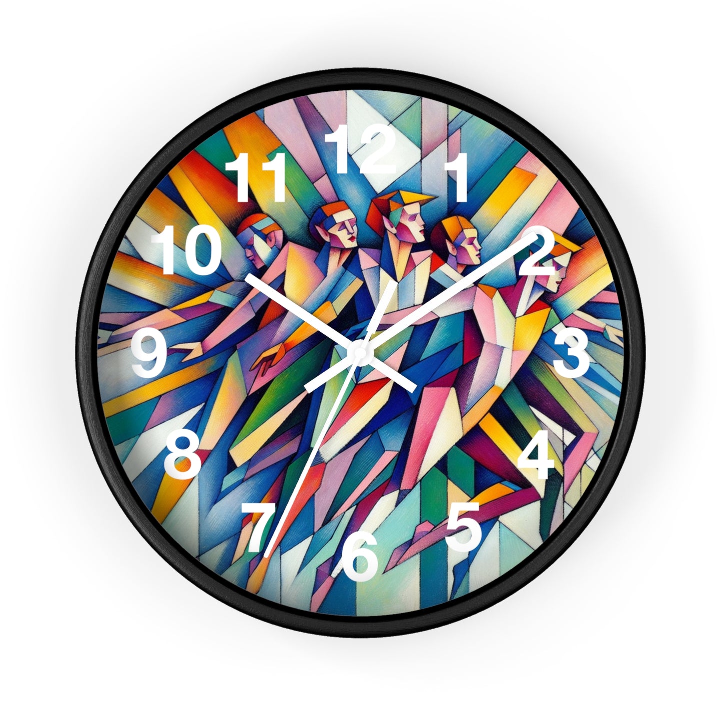 Picasso's Pixies Wall Clock