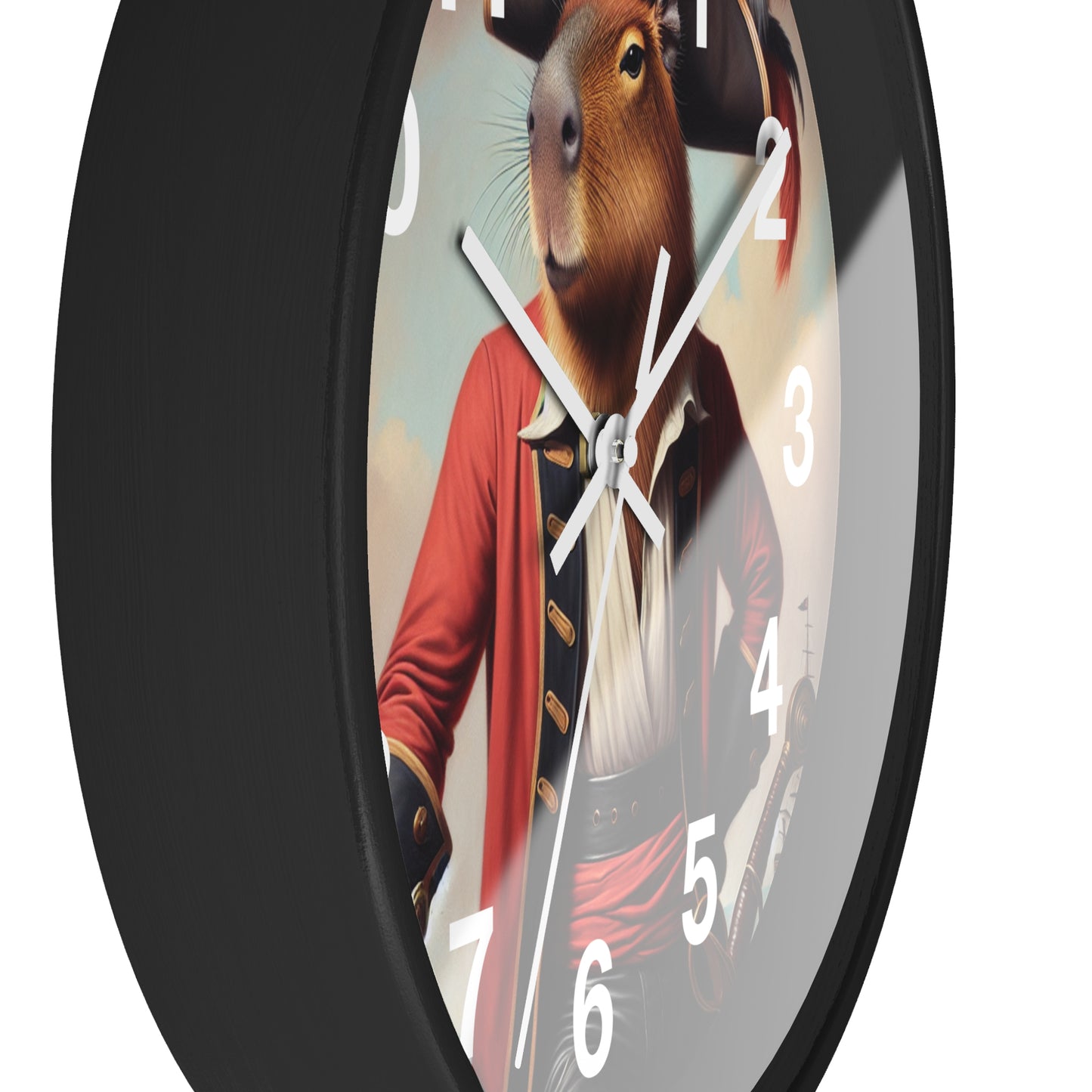 Captain Capybara Wall Clock