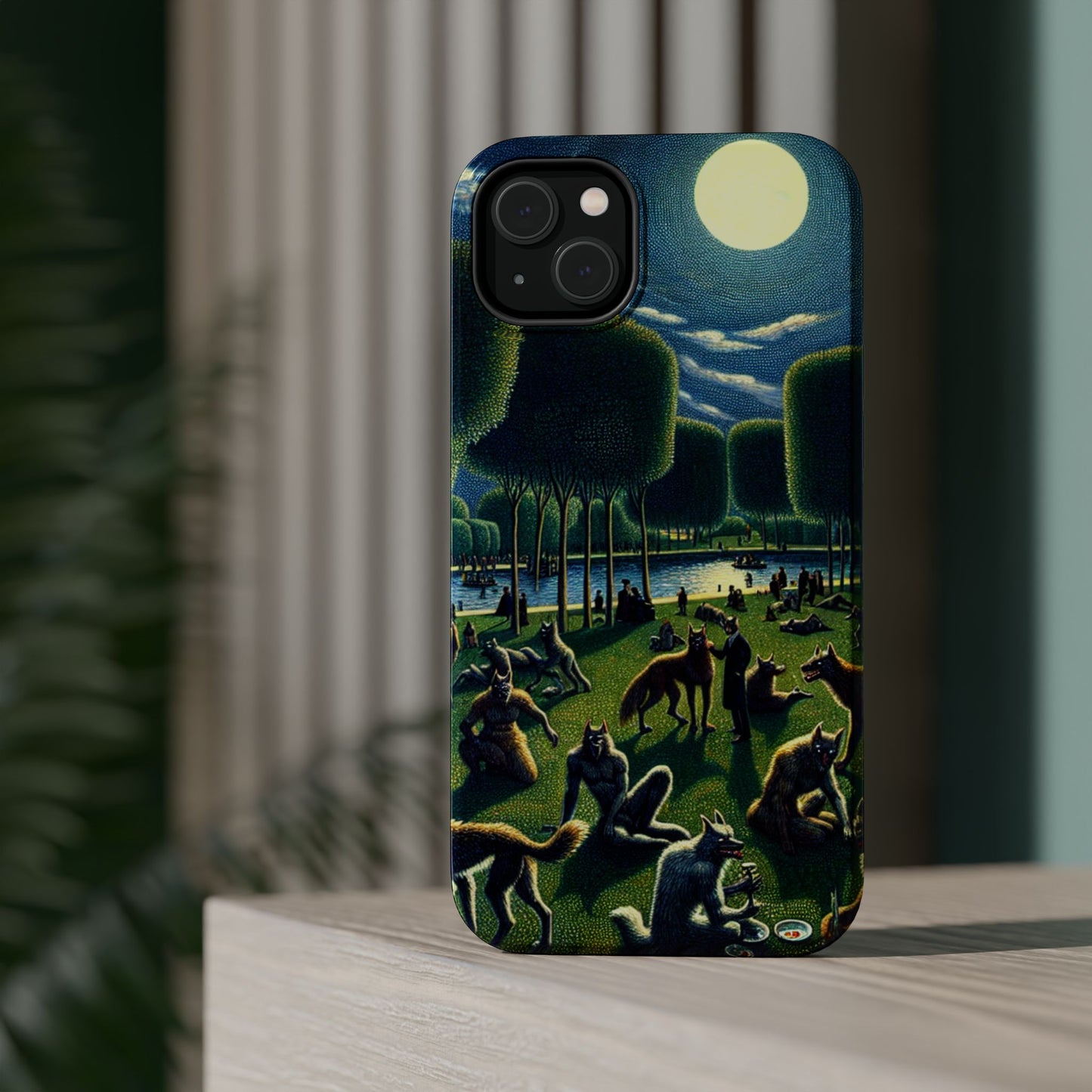 Werewolves at the Waterfront Magnetic iPhone Case