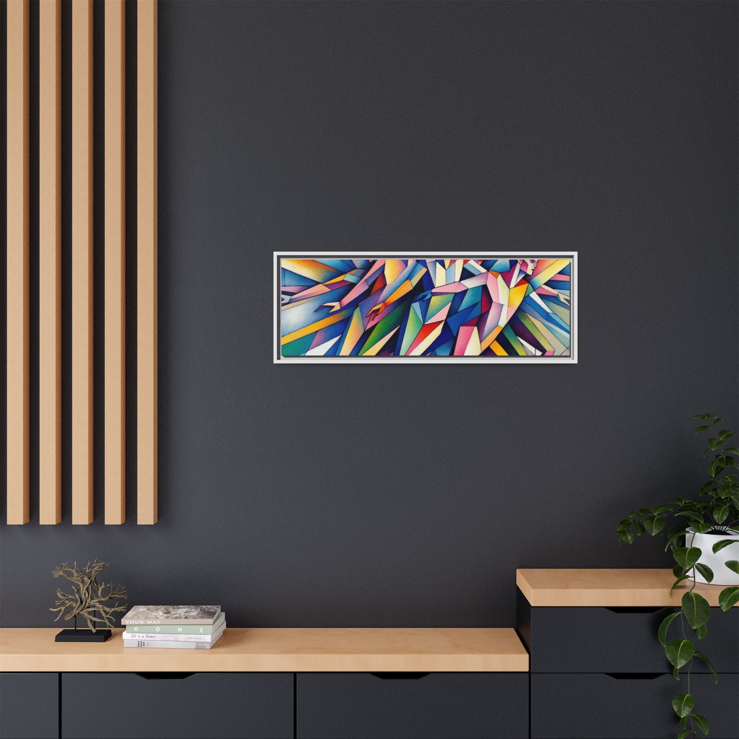 Picasso's Pixies Canvas, Framed (Multi-color)