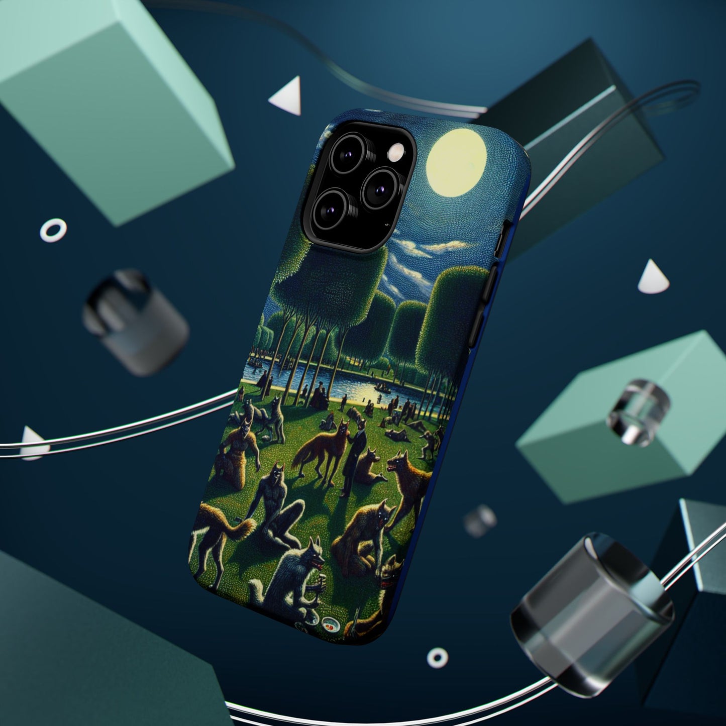 Werewolves at the Waterfront Magnetic iPhone Case