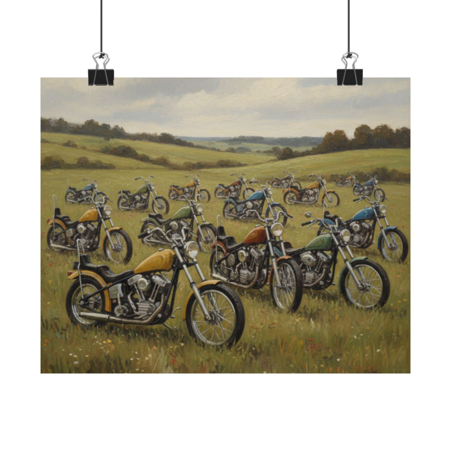 Wild Motorcycles Print