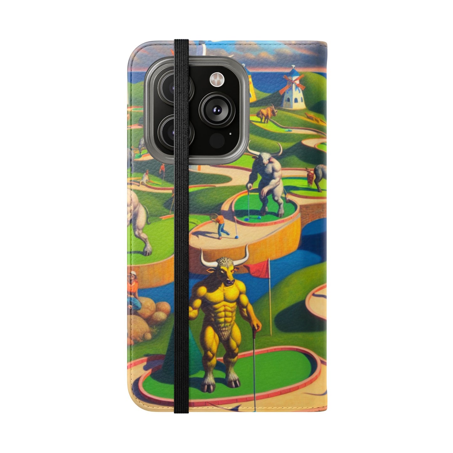 Mini-taur Golf Flip Case - iPhone/Galaxy